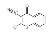 3-diazonio-4-oxothiochromen-2-olate结构式