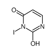 3-iodo-1H-pyrimidine-2,4-dione结构式