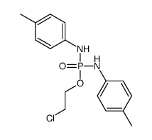 N-[2-chloroethoxy-(4-methylanilino)phosphoryl]-4-methylaniline结构式