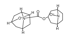 hexahydro-2,5-methano-furo[3,2-b]pyrrole-4-carboxylic acid 8-formyl-nortropan-3endo-yl ester结构式