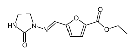 5-[(2-oxo-imidazolidin-1-ylimino)-methyl]-furan-2-carboxylic acid ethyl ester结构式
