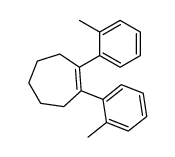 1,2-bis(2-methylphenyl)cycloheptene Structure