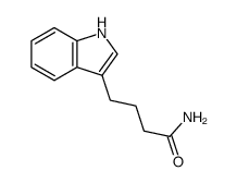 4-(1H-indol-3-yl)butanamide结构式