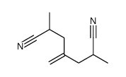 2,6-dimethyl-4-methylideneheptanedinitrile结构式