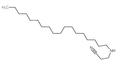 Propanenitrile,3-(octadecylamino)- Structure