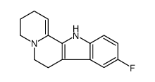 9-Fluoro-2,3,4,6,7,12-hexahydroindolo[2,3-a]quinolizine结构式