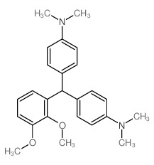 Aniline,4,4'-(2,3-dimethoxybenzylidene)bis[N,N-dimethyl- (8CI) picture