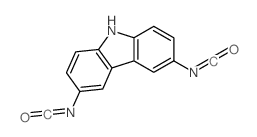 3,6-diisocyanato-9H-carbazole结构式
