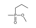 1-[methoxy(methyl)phosphoryl]propane结构式