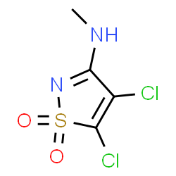 3-Isothiazolamine, 4,5-dichloro-N-methyl-, 1,1-dioxide (9CI)结构式