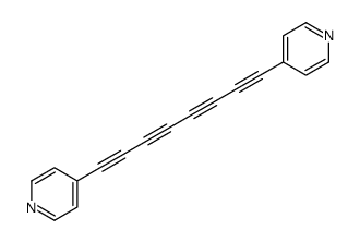 4-(8-pyridin-4-ylocta-1,3,5,7-tetraynyl)pyridine结构式