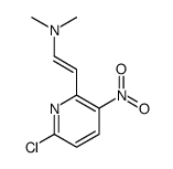 2-(6-chloro-3-nitropyridin-2-yl)-N,N-dimethylethenamine Structure