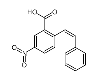 5-nitro-2-(2-phenylethenyl)benzoic acid Structure