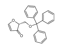 4,5-dihydro-5-trityloxymethylfuran-4-one Structure