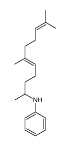 N-(6,10-dimethylundeca-5,9-dien-2-yl)aniline结构式