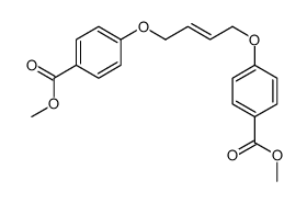 methyl 4-[4-(4-methoxycarbonylphenoxy)but-2-enoxy]benzoate Structure