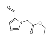 ethyl 2-(5-formylimidazol-1-yl)acetate Structure