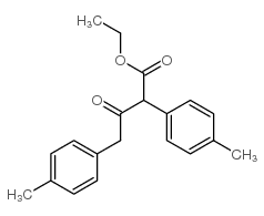 Benzenebutanoic acid,4-methyl-a-(4-methylphenyl)-b-oxo-, ethyl ester结构式