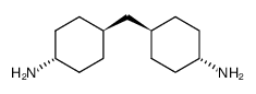 4t,4't-methanediyl-bis-cyclohex-r-ylamine结构式