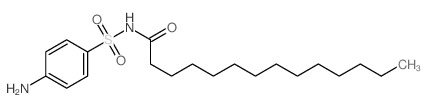 N-(4-aminophenyl)sulfonyltetradecanamide Structure