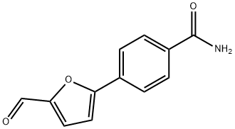4-(5-formylfuran-2-yl)benzamide Structure