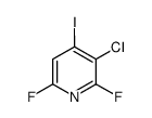 3-chloro-2,6-difluoro-4-iodopyridine Structure