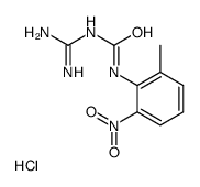 1-(diaminomethylidene)-3-(2-methyl-6-nitrophenyl)urea,hydrochloride Structure