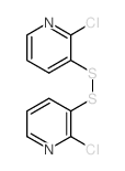 2-Chloro-3-((2-chloro-3-pyridinyl)dithio)pyridine Structure