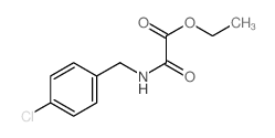 Acetic acid,2-[[(4-chlorophenyl)methyl]amino]-2-oxo-, ethyl ester结构式