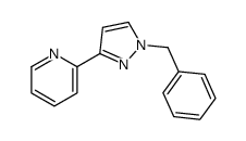 2-(1-benzylpyrazol-3-yl)pyridine Structure