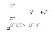 dipotassium,azanylidyneoxidanium,ruthenium(2+),pentachloride Structure