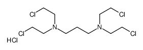 N,N,N',N'-tetrakis(2-chloroethyl)propane-1,3-diamine,hydrochloride Structure