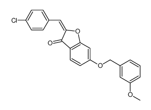 2-[(4-chlorophenyl)methylidene]-6-[(3-methoxyphenyl)methoxy]-1-benzofuran-3-one Structure