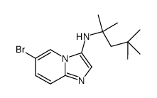 6-bromo-N-(2,4,4-trimethylpentan-2-yl)imidazo[1,2-a]pyridin-3-amine结构式