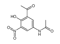 5-acetamido-2-hydroxy-3-nitroacetophenone Structure