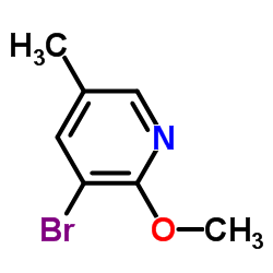 3-Bromo-2-methoxy-5-methylpyridine Structure