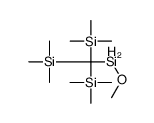 [methoxysilyl-bis(trimethylsilyl)methyl]-trimethylsilane结构式