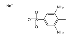 sodium 2,6-diaminotoluene-4-sulphonate结构式