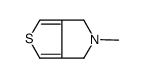 4H-Thieno[3,4-c]pyrrole,5,6-dihydro-5-methyl-(9CI)结构式