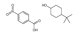 4-tert-butylcyclohexan-1-ol,4-nitrobenzoic acid Structure