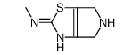 4H-Pyrrolo[3,4-d]thiazol-2-amine,5,6-dihydro-N-methyl-结构式