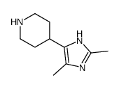 Piperidine,4-(2,5-dimethyl-1H-imidazol-4-yl)- (9CI) Structure