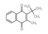 3-methyl-2-tert-butyl-naphthalene-1,4-dione结构式