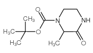1-BOC-2-METHYL-3-OXOPIPERAZINE Structure