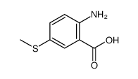 2-amino-5-methylsulfanylbenzoic acid Structure