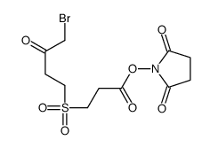 3-(4-bromo-3-oxobutanesulfonyl)1-propionic acid N-hydroxysuccinimide ester Structure