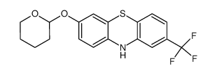 2-trifluoromethyl-7-tetrahydropyranyloxyphenothiazine Structure