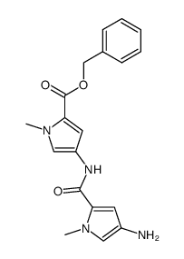 Benzyl 4-[[(4-Amino-1-methylpyrrol-2-yl)carbonyl]amino]-1-methylpyrrole-2-carboxylate结构式