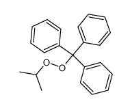 isopropyl triphenylmethyl peroxide Structure