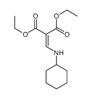 diethyl 2-[(cyclohexylamino)methylidene]propanedioate Structure